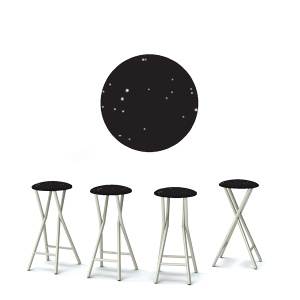 Nightscape - 30" Padded Bar Stools - Set of 4 (Closeout)