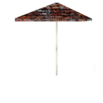 London Brick 8 ft Tall Square  Umbrella