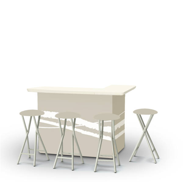 Classic Tan Portable Bar - Image 3