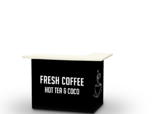 Coffee Bar - Black Portable Bar