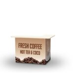 Coffee Bar - Brown Portable Bar