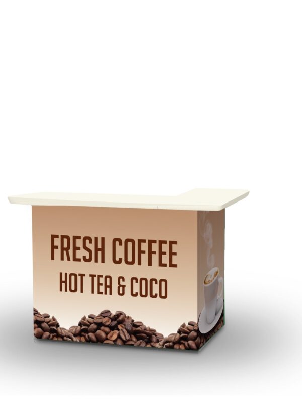 Coffee Bar - Brown Portable Bar