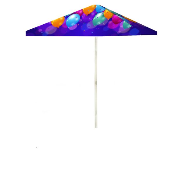 Birthday - Festive Balloons - Square Umbrella (Closeout)
