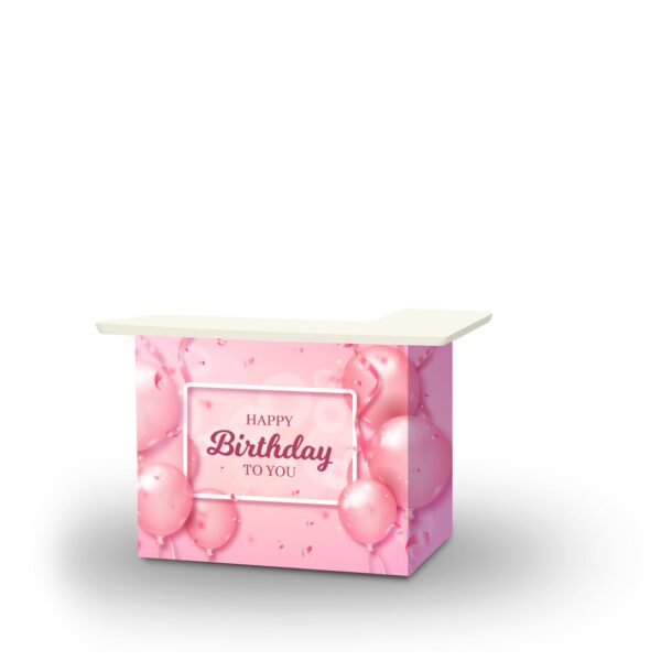 Birthday - Pretty in Pink - L-Shaped Portable Bar (Closeout)