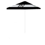 Friday Night Lights 8 ft Tall Square  Umbrella