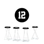 Build a Bar Friday Night Lights 30" Padded Bar Stools - Set of (4)