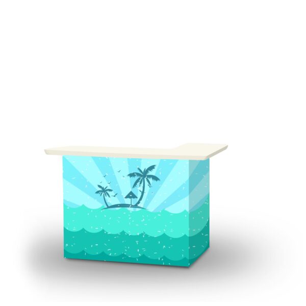 Beach Party - L-Shaped Portable Bar (Closeout)