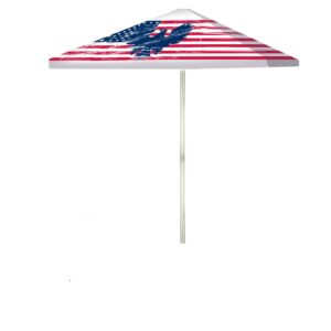 Stars and Stripes 8 ft Tall Square  Umbrella