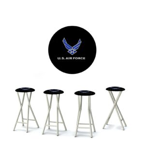 US Air Force 30" Padded Bar Stools - Set of (4)