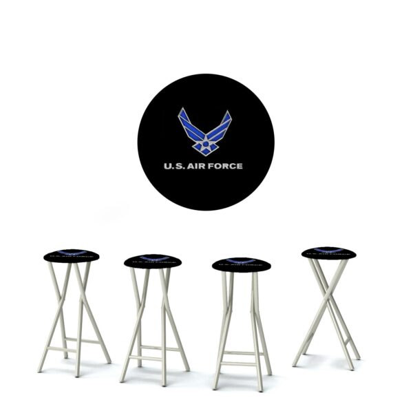 US Air Force - 30" Padded Bar Stools - Set of 4 (Closeout)