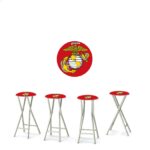 US Marines 30" Padded Bar Stools - Set of (4)