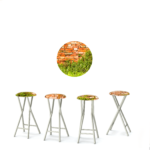 Italian Villa 30" Padded Bar Stools - Set of (4)