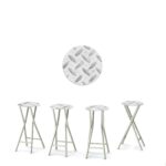 Urban Steel 30" Padded Bar Stools - Set of (4)
