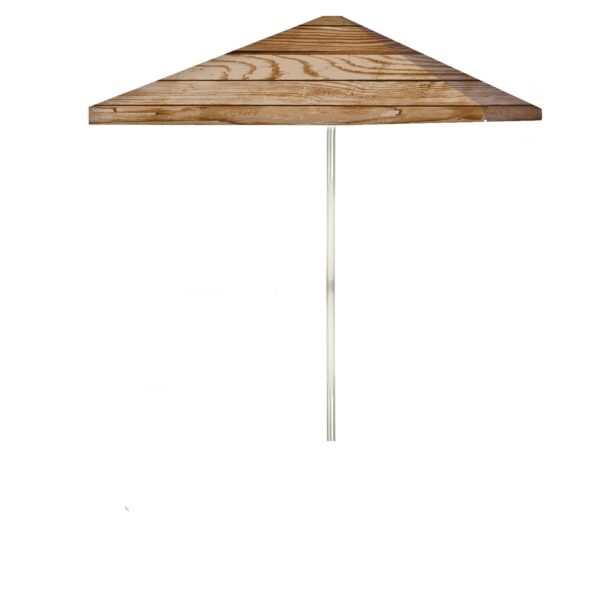 Vintage Wood Portable Pop-Up Bar - Square Umbrella (Closeout)