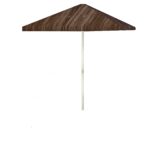 Textured Wood 8 ft Tall Square  Umbrella