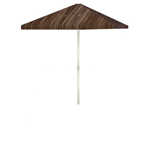 Textured Wood Portable Pop-Up Bar - Square Umbrella (Closeout)