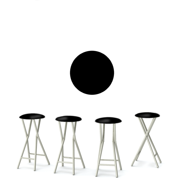 Christmas-New Year - Gold Confetti - 30" Padded Bar Stools - Set of 4 (Closeout)