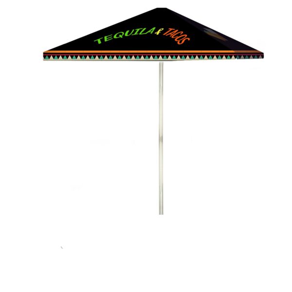 Tequila and Tacos Portable Pop-Up Bar - Square Umbrella (Closeout)