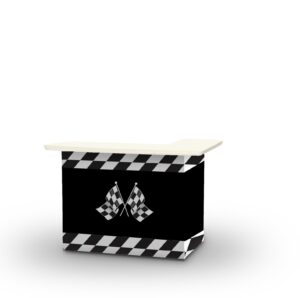 L Shaped Bar With Fabric