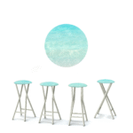 Island Life 30" Padded Bar Stools - Set of (4)