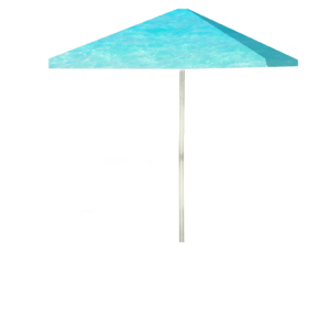 Island Life 8 ft Tall Square  Umbrella