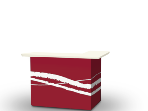 Classic Burgundy Portable Bar