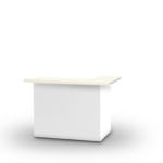 Solid White Portable Bar