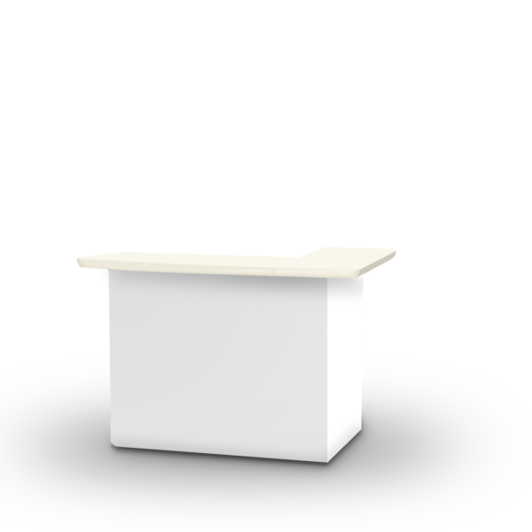 Solid White Portable Bar