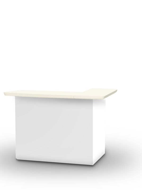 Solid White Portable Bar