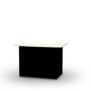 L Shaped Bar With Fabric