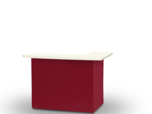 Solid Burgundy Portable Bar