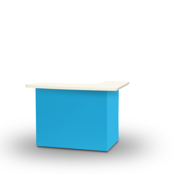 Solid Sky Blue Portable Bar