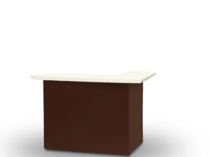 Solid Dark Brown Portable Bar