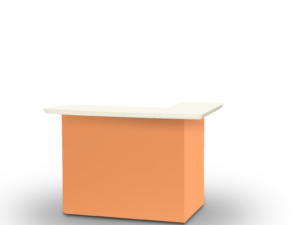 Solid Peach Portable Bar