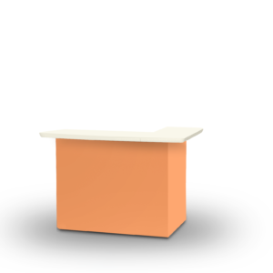 Solid Peach Portable Bar