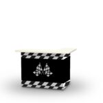 Racing Checkered Flags Portable Bar