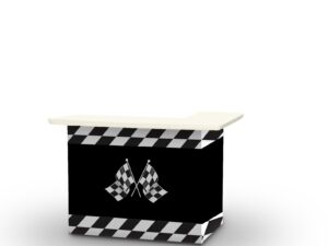 Racing Checkered Flags Portable Bar