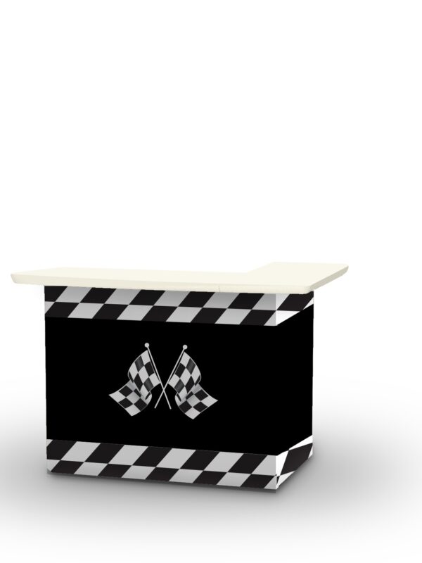 Racing Checkered Flags Portable Bar