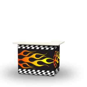 Racing Flames Portable Bar
