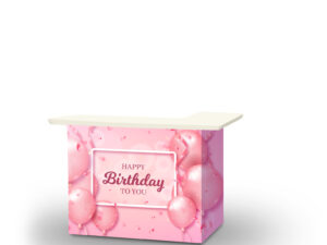 Birthday Pretty in Pink Portable Bar