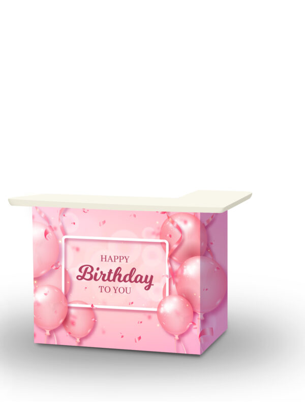 Birthday Pretty in Pink Portable Bar
