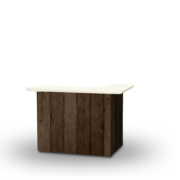 Dark Wood Portable Bar