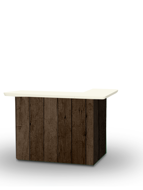 Dark Wood Portable Bar