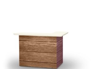 Medium Wood Portable Bar