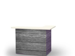 Grey Wood Portable Bar