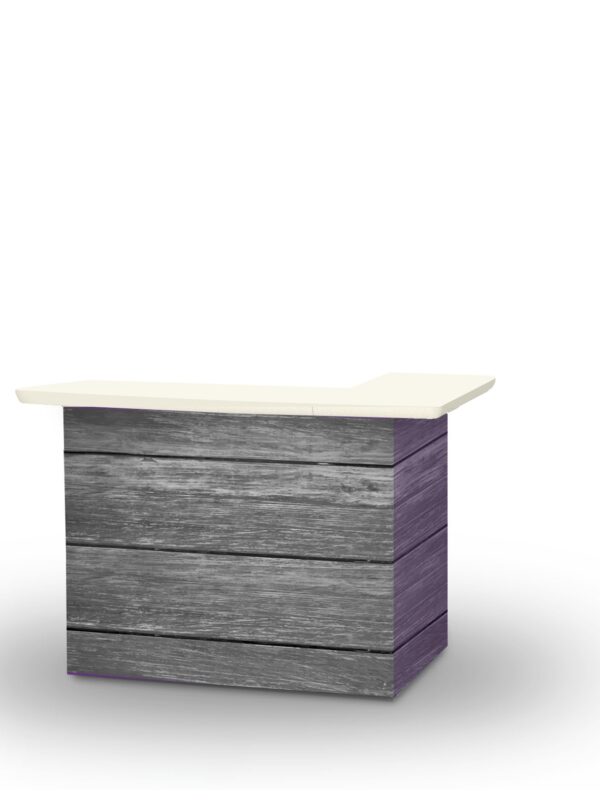 Grey Wood Portable Bar