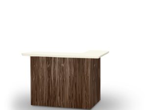 Textured Wood Portable Bar