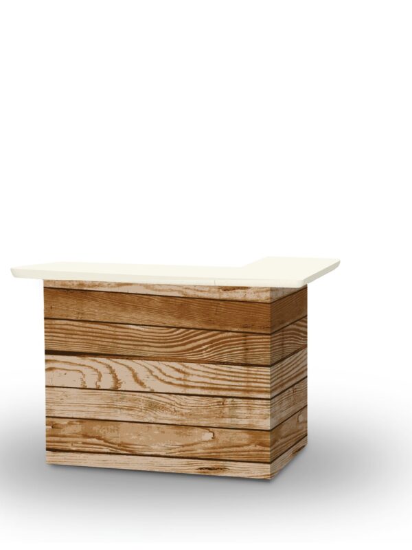 Vintage Wood Portable Bar
