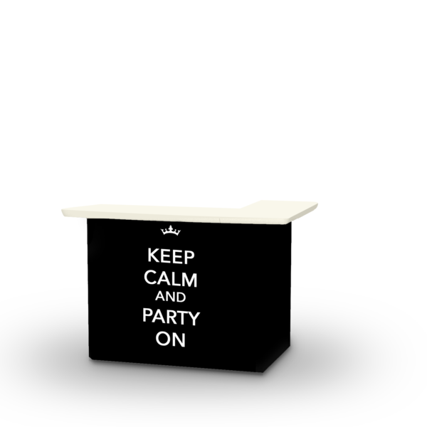 Keep Calm and Party On Portable Bar