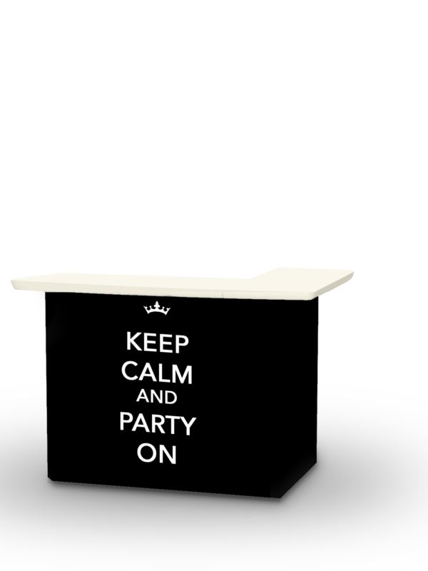 Keep Calm and Party On Portable Bar